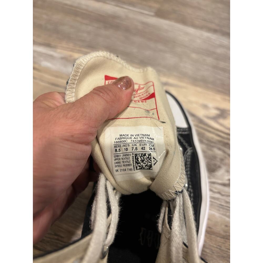 Converse Run Star Hike Hi Sneakers Chuck Taylor Unisex Womens 10 Mens 8.5 - Picture 11 of 14